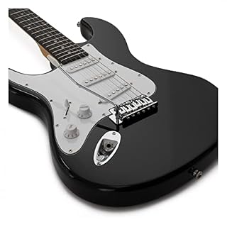 Gear4music LA Guitare Électrique Gaucher Adulte 4/4 Avec Ampli 10W - Les Beatles, Paul McCartney, John Lennon, RIngo Starr, George Harrison Gear4music LA Guitare Électrique Gaucher Adulte 4/4 Avec Ampli 10W – Image 3