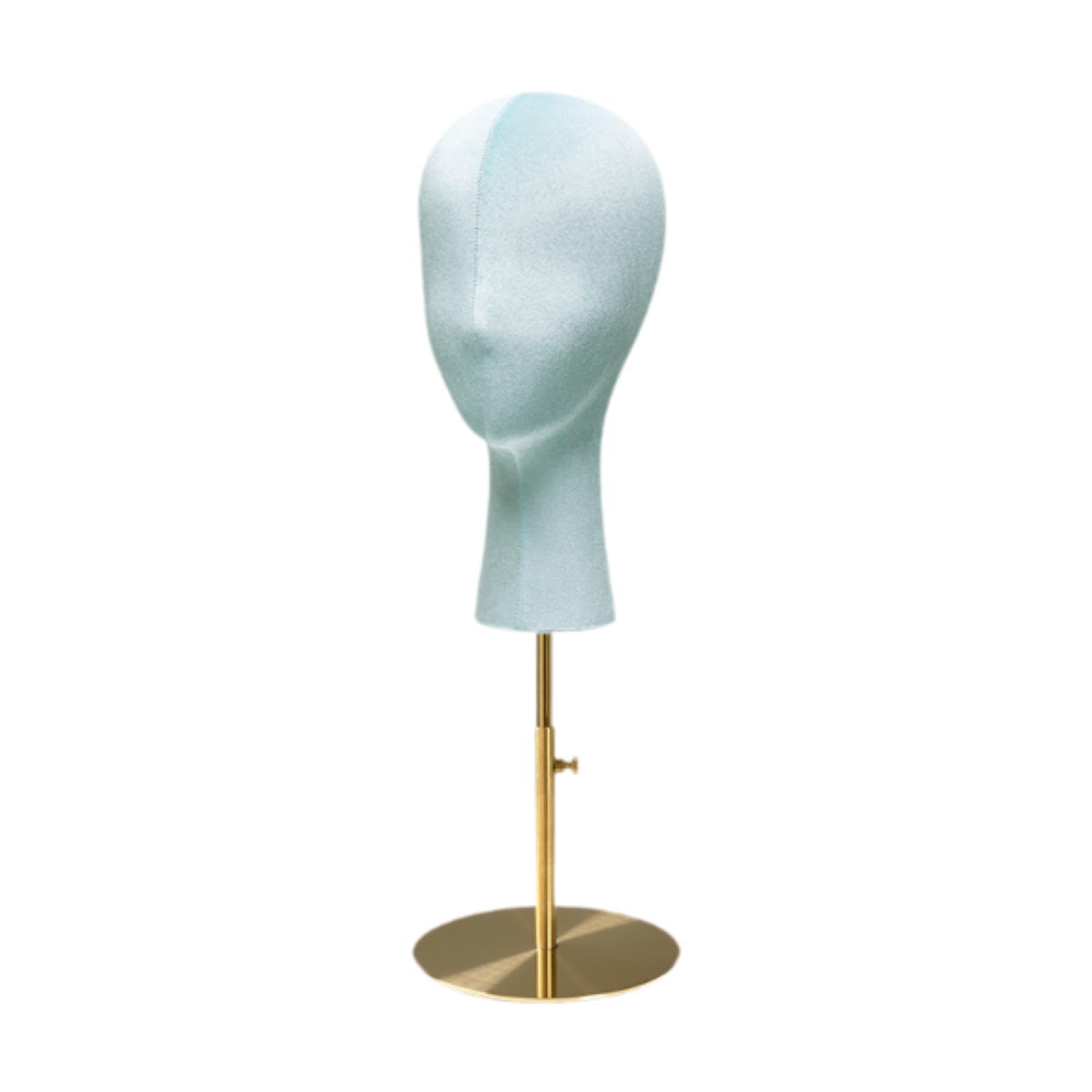 SECRET DESIRE Mannequin Head Hat Rack Fabrics Block Model Manikin Head for Jewelry Wig Hat Blue|Makeup Box For Storage|Make Up, Cosmetic, Skincare Organiser For Women|-image-3