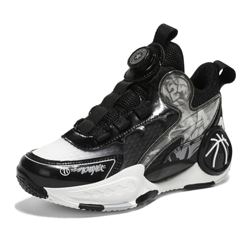 Herren Walkingschuhe Turnschuhe Fitnessstudio Sportschuhe Sneaker Running Tennis Schuhe Freizeit Straßenlaufschuhe Fashion Leichtgewichts Atmungsaktiv Schlüpfen Schuhe Schwarz 32EU