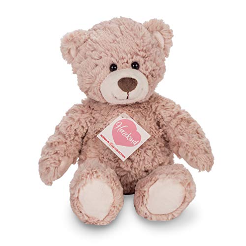 Ours en peluche Pepper Teddy Hermann 93887 Herzekind, jouet câlin gris 30cm
