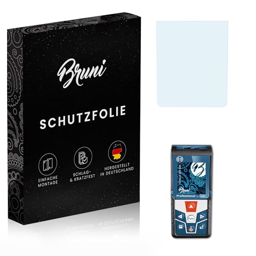 Bruni Screen Protector compatible with Bosch GLM 500 Protector Film, crystal clear Protective Film (2X)