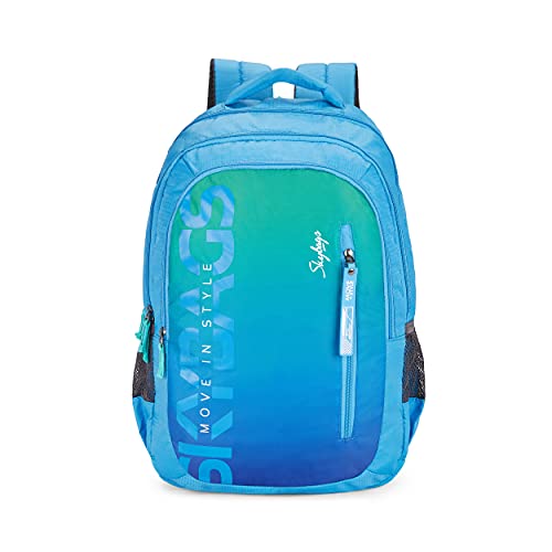 Image of Skybags Riddle Gradient Blue 46 Cms Casual Backpack with Raincover