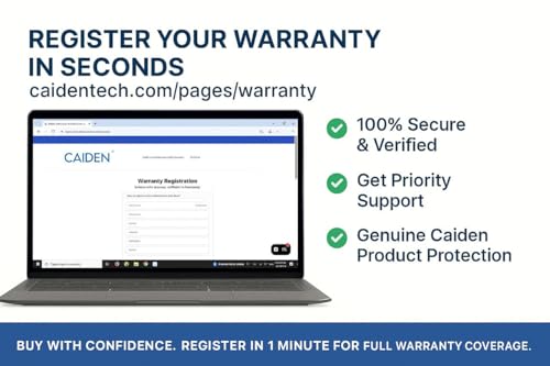 Image of CAIDEN Auto Clicker Mouse & Jiggler Automatic Shaker Mover Undetectable Device with On /Off & Mode Switch | USB Plug & Play for Laptop & Desktop | Mouse Auto Clicker for Work from Home & Gaming