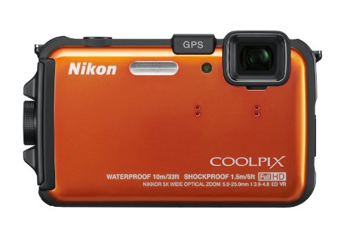 Exclusive Nikon COOLPIX AW100 16 MP CMOS Waterproof Digital Camera with GPS and Full HD 1080p Video (Orange) (OLD MODEL) Best Deal Nikon COOLPIX AW100 16 MP CMOS Waterproof Digital Camera with GPS and Full HD 1080p Video (Orange) (OLD MODEL)