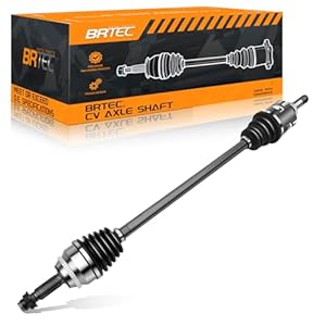 BRTEC Front CV Axle Shaft Assembly Compatible with Toyota Corolla Matrix 2003-2008, Pontiac Vibe 2003-2008 – L4 1.8L Passenger Side, 66-5220
