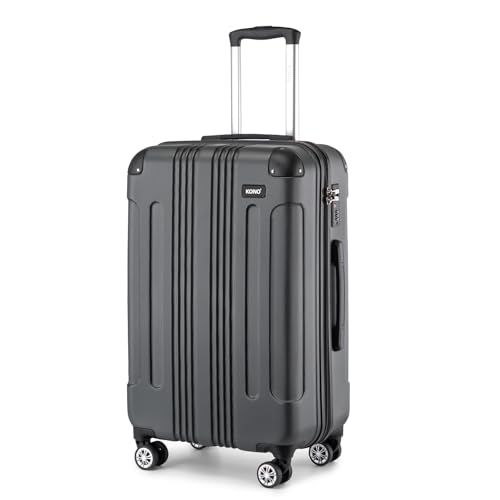 Kono 24 Inch Hard Shell Luggage, Grey