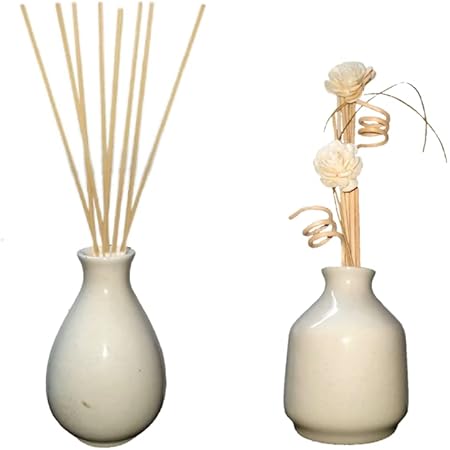 Pure Source India Ceramic Reed Difuser Pot (3.5 inch, Black) : Amazon ...