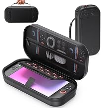 DEVASO Carrying Case for Nintendo Switch 2 2025, Protective Hard Case with Games Cartridges, Portable Travel Bag for Switch 2 Console & Games Accessories
