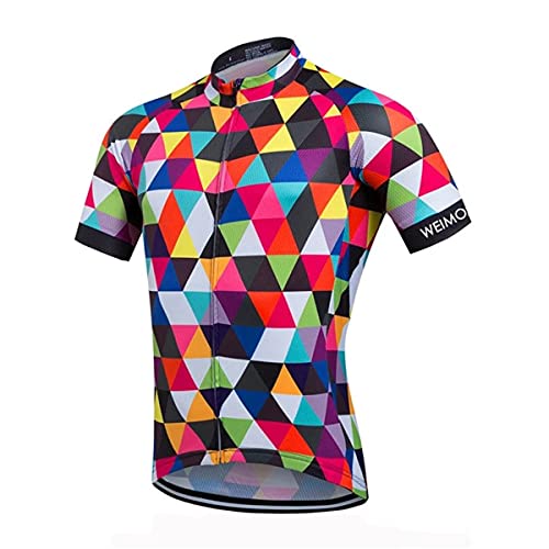 Herren Fahrradtrikot Sommer Kurzarm Rennrad Kleidung Mountainbike Kleidung, 1cd8060, XXL
