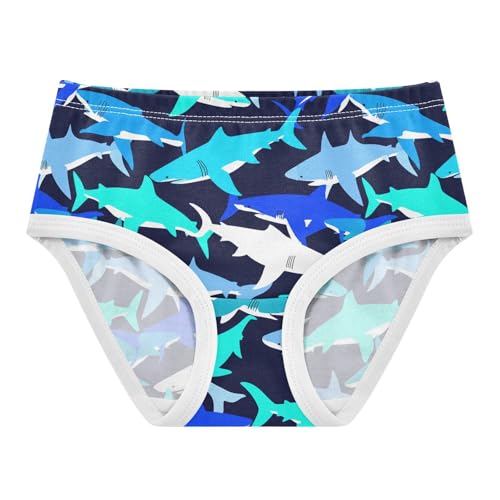 Sharks Blue Toddler Girls's Underwear 2T 202c1839o