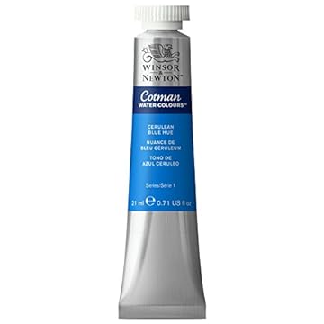 Winsor & Newton Cotman 21ml Water Colour Tube - Cerulean Blue Hue