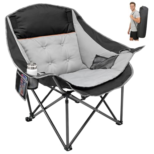 Suteck Silla de Camping Sobredimensionada para Adultos - Silla de Camping Acolchada para 500 LBS miniatura 1