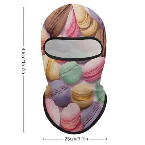 Balaclava Mask for Men Balaclava Ski Mask Macaron Biscuit Flavored Winter Face Mask Face Cover for Cycling miniatura 2