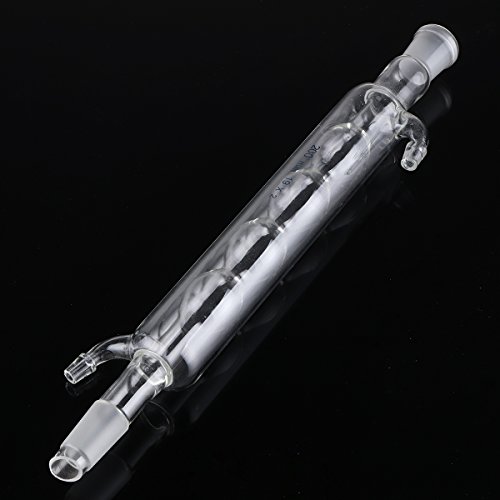 Forspero - Forspero Tube De Condensateur En Verre Allihn De 200 Mm 19 * 2 Avec Verrerie De Laboratoire De Laboratoire De Connexions De Tuyau