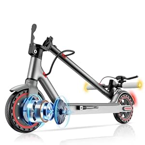 Elektrische Scooter, 8,5" Honingraatbanden, 350W Motor, Tot 25 km/u en 35 km Bereik, Opvouwbare E-Scooter voor Volwassenen met Trommelremsysteem en App-besturing