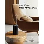 Waterless Essential Oil Diffuser, Rechargeable Scent Diffusers with 3 Mist Levels & Timers, Portable Aromatherapy Diffuser for Home Car Room Studio Office, Black Metal - Image 2