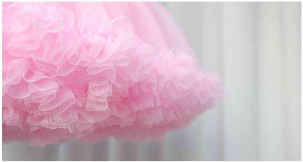 Women's Dual Purpose of Petticoat and Skirt above Knee Underskirt Multicolour Tutu Skirt Fluffy Ballet Dress - Image 4