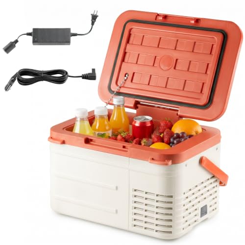 Image of Erivess 12v Refrigerator 11 Quart, -4F-68F, Electric Cooler for Car