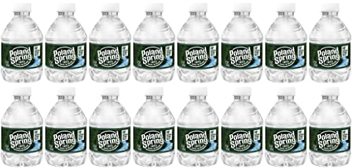 Poland Spring 100% Natural Premium Spring Water - 8 Fl Oz Bottles | Pack Of 16 #TOP1