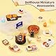 56 Stück Miniatur Essen und Trinken, Miniatur Deko Harz Puppenhaus Zubehör Lebensmittel Set Mini Küche Kleine Puppenzubehör Spielgeschirr Zubehör für Miniküche Teeparty DIY Mikrolandschaft