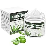 Urea Cream 60% with 2% Salicylic Acid – Unscented 60 Percent Urea Maximum Strength for Dry, Cracked Heels, Hands, Knees, and Elbows. Dead Skin Remover & Callus Repair Treatment 6.35 oz