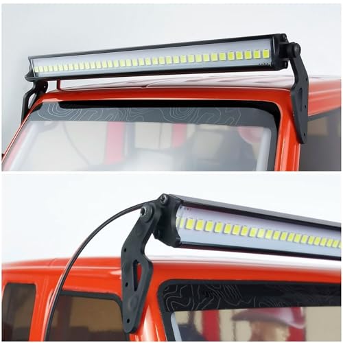 Luces Vehículo RC para Rutas Nocturnas en Montaña con Modelos Crawler Escala 1/10 6
