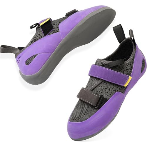 Rock Climbing Shoes Mens Bouldering Shoes with Dual Hook-and-Loop by ziitop - Used condition - US$37.12