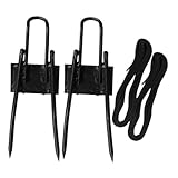 ibasenice Espuelas para Trepar Árboles con Púas Metálicas Kit de Herramientas Antideslizantes para Escalada y Recolección de Frutas Diseño Resistente y Estable con Correas de Poliéster para