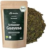 Bio Black Guayusa Tee aus den Regenwäldern Ecuadors – koffeinhaltig und perfekte Kaffee Alternative, natürlich und nachhaltig angebaut, 100g