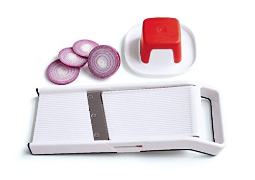 Tupperware Mini Speedy Mando Handheld 9.5' Mandolin Slicer