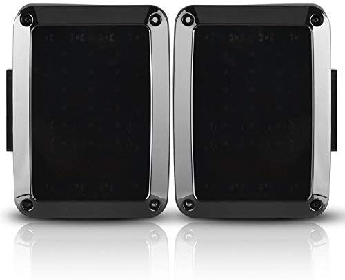 SUNPIE Smoked LED Tail Lights for 2007-2017 J eep Wrangler Brake Reverse Light Rear Back Up Lights Daytime Running Lamps DRL