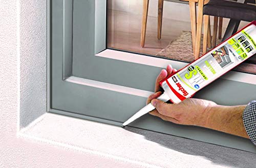 fischer Cartridpistool, KP M2 Plus, robuust uitknijppistool voor siliconen cartridges, voor efficiënt persen, ook voor massa's met hoge viscositeit, rood - Afbeelding 6