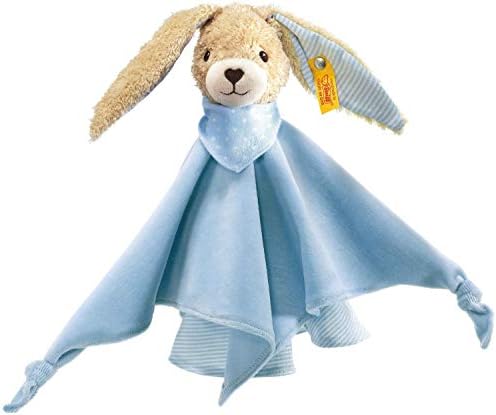 Steiff Hoppel Rabbit Comforter (Blue, 28cm)