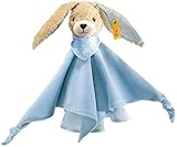Steiff Hoppel Hase Schmusetuch - 28 cm - Kuscheltier für Babys - weich & waschbar - blau (237478)