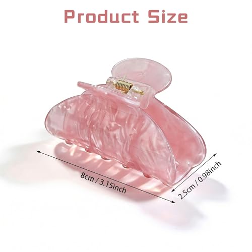 Pinzas grandes acrílicas para cabello, pack de 36 piezas miniatura 2