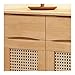 WOAITIANTIAN Shoe Cabinet All Wood Cabinets, Home Living Room Shoe, Small Apartment Economical Storage Outside The Door(Natural)