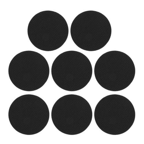 NUOBESTY Almohadillas Elevadoras para Pies de Mesa de Billar, 8 Piezas Redondas de Eva Antideslizante, Ajustables, Protectores para Patas de Mesa Diámetro 8.6 Cm, Uso en Hogar y Oficina
