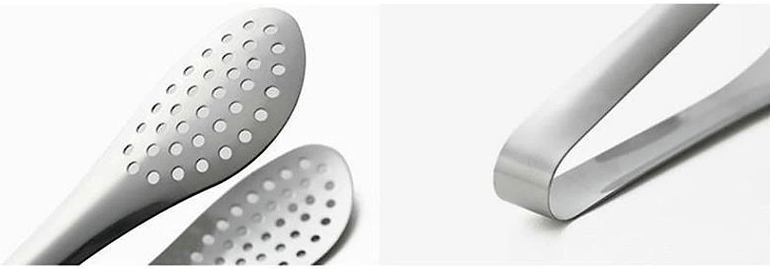Pinzas para Servir， Pinzas de Acero Inoxidable for Cocina, Huecas, Resistentes, for Alimentos, Accesorios for el hogar