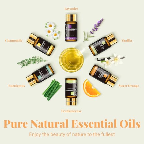 MAYJAM Essential Oils Set 28 - Essential Oils Gift Set for Humidifier, Diffusers, DIY, Home, 24 Single Essential Oil + 4 Blends Essential Oil - Image 3