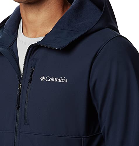 Columbia Men's Ascender Hooded Softshell Jacket, Collegiate Navy, X-Large #TOP2