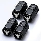 4Pack Phoenix Tire Valve Stem Cap Phoenix Car Accessories Aluminum Alloy Rust-Proof...