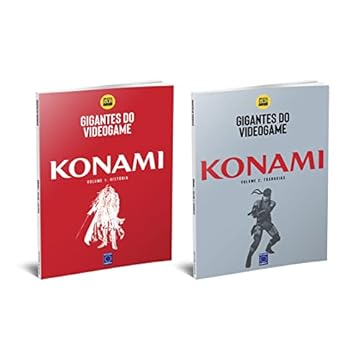 Capa do livro Gigantes do Videogame: Konami (Combo 2 volumes)