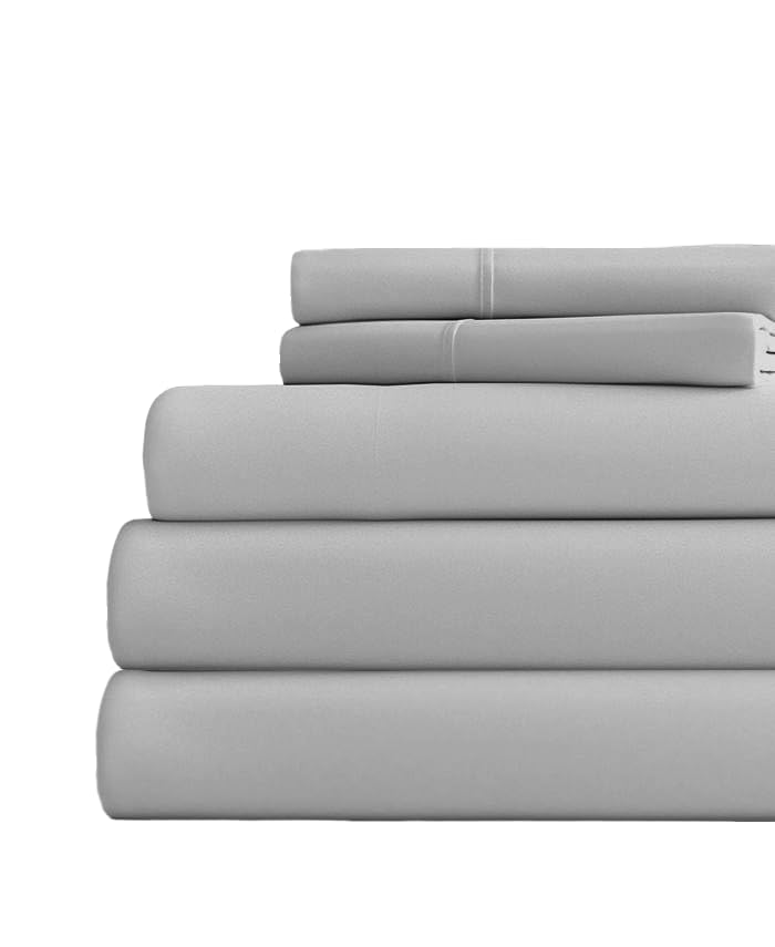 21-INCH Extra DEEP Pockets Split King Sheet Set for Adjustable Bed 1000 Thread Count 100 Egyptian Cotton Sateen