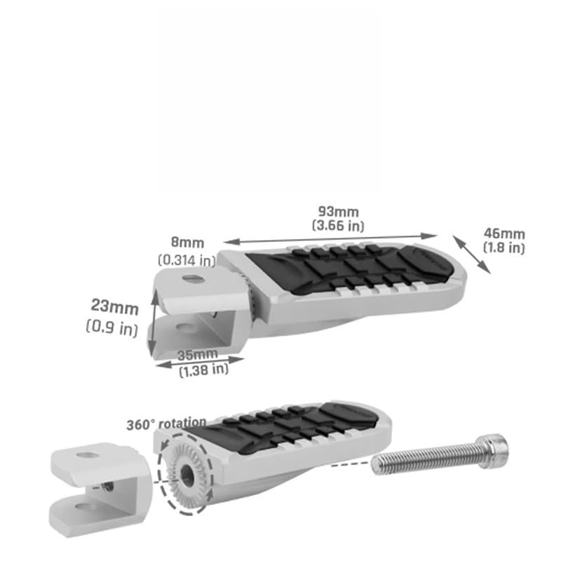 Repose-Pieds pour R1100GS R1150GS Pédales Anti Glisse