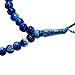 Marble Blue Plastic Tasbih with Allah Muhammad Beads - 7mm Muslim Prayer Beads Rosary