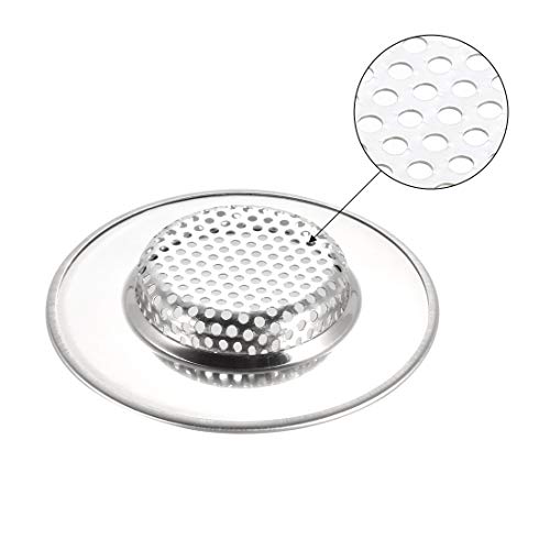 Colador redondo para fregadero de cocina de acero inoxidable 2.95" miniatura 3