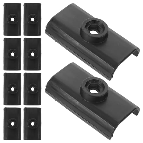 Toyvian 10 Pièces Renfort pour Tonnelle Extérieure Compatible Tubes Ovales 3 Cm, en Plastique...