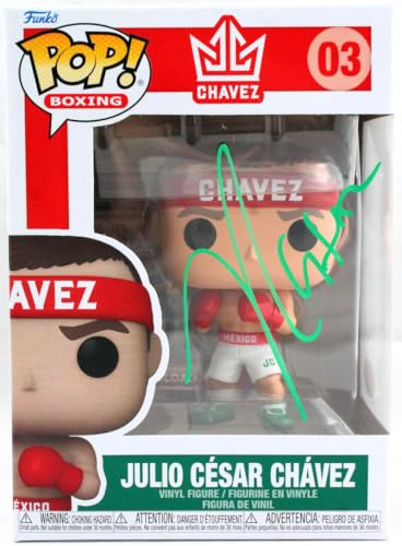 Julio Cesar Chavez Autographed Funko Pop Figurine #03- JSA W *Green