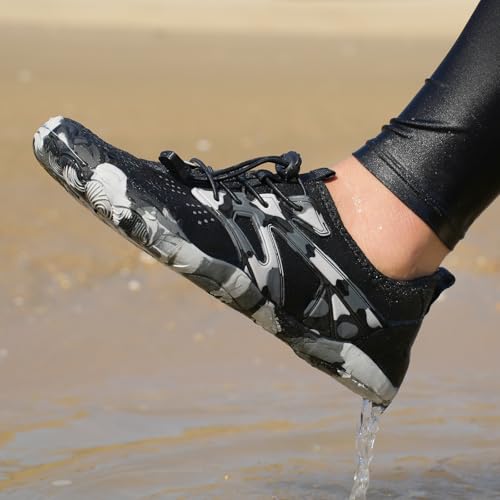 Image of Hike Barefoot Shoes for Women Men Breathable & Non-Slip Athletic Footwear Wide Toe Water Shoes,Designed for Walking,Running&Swimming