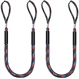 Botepon Boat Bungee Dock Lines, Boating Gifts for Men, Boat Accessories, Pontoon Accessories, Mooring Lines for Bass Boat, 4 Feet